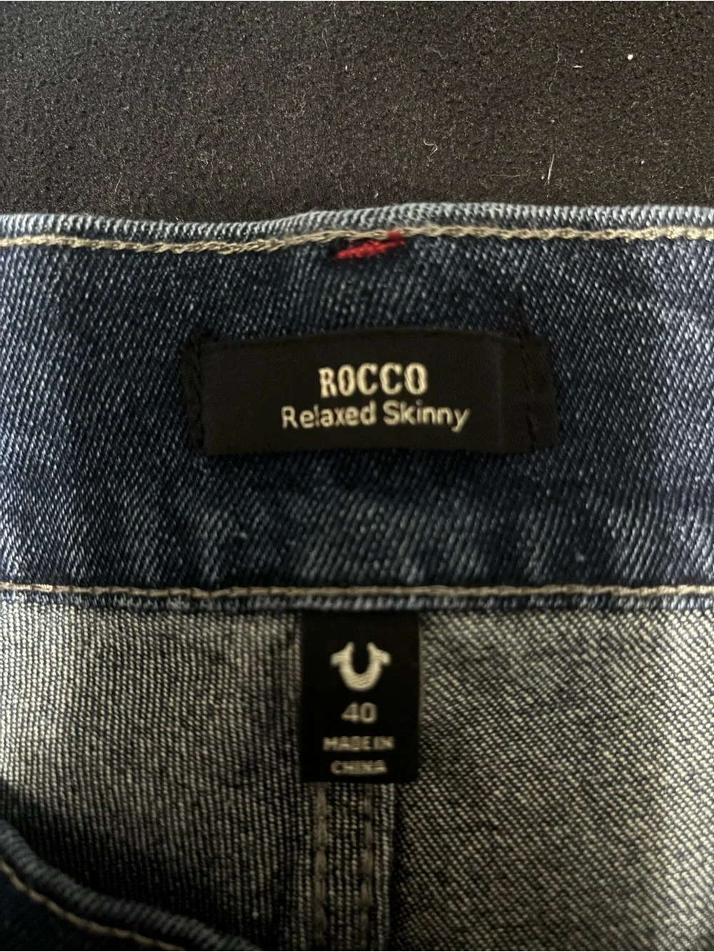 True Religion Rocco Relaxed Skinny NWT 40 x 32